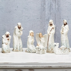 Lace Trim Nativity