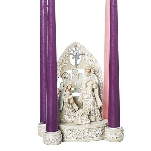 Holy Family Papercut Advent Candleholder