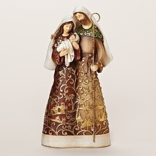 Goldleaf Holy Family Figure