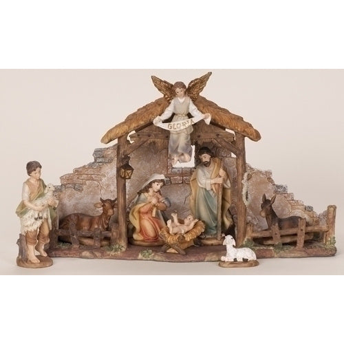 Nativity Set with Stable