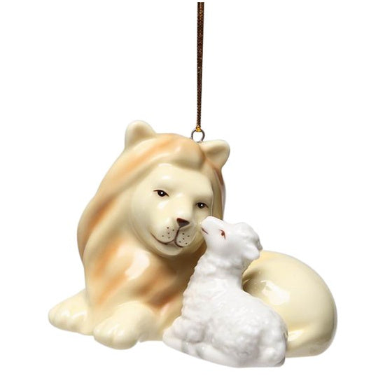 Lion and Lamb Ornament