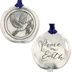 Pewter Dove Ornament