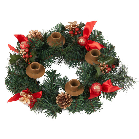 Red Berry Advent Wreath