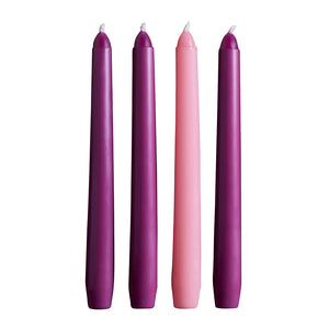 6" Advent Taper Candles