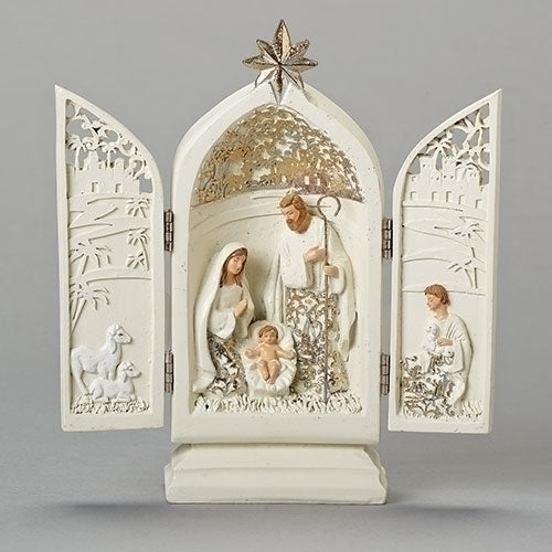 Goldleaf Holy Family Triptych