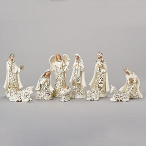 Gold Leaf Papercut Nativity