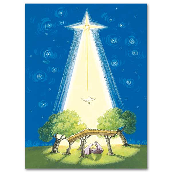 Catholic Christmas Card - O Holy Night (set of 10)