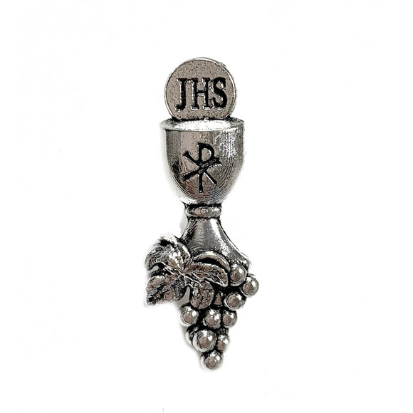 Silver Communion Pin – The Catholic Gift Store