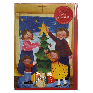 Christmas Tree Advent Calendar Card