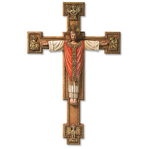 13" Christus Rex Wall Crucifix