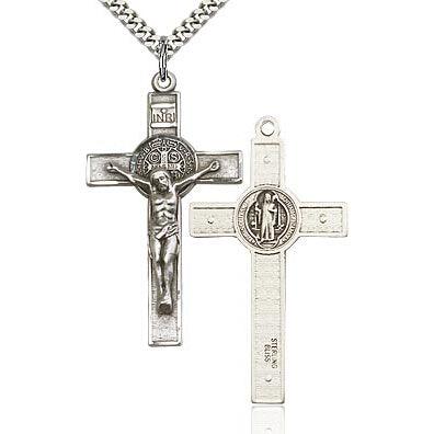 St. Benedict Sterling Silver Crucifix