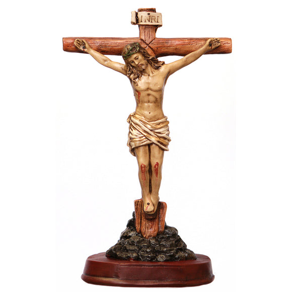 Beautiful Crucifix Mounted on Stand