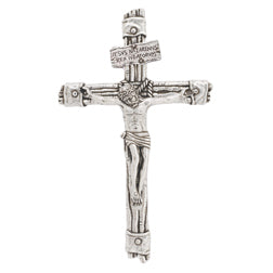 Rugged Pewter Crucifix