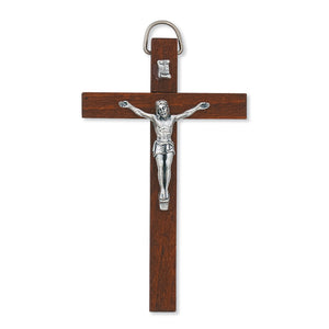 4" Wood Crucifix