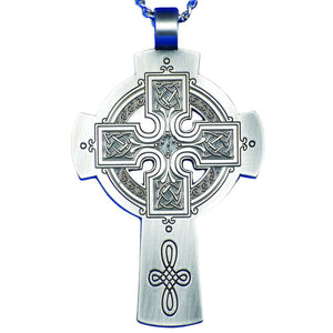 Pewter Celtic Pectoral Cross
