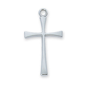 Large Maltese Sterling Silver Cross