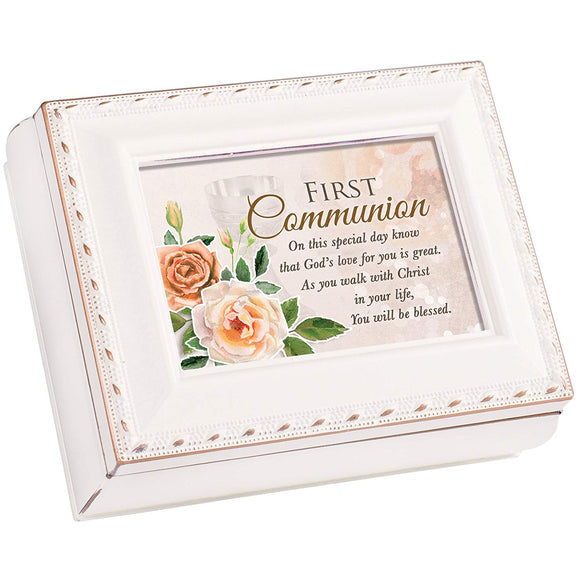 Cream First Communion Keepsake Box
