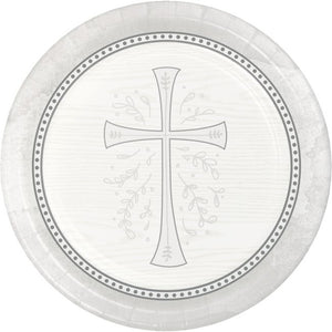 Silver Cross Plates