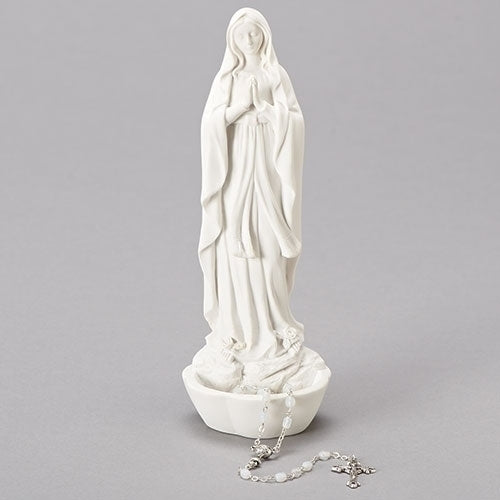 Our Lady of Lourdes Rosary Holder