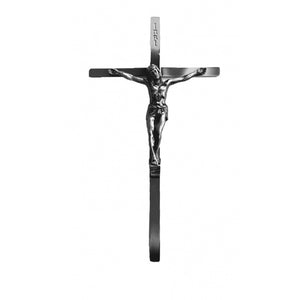 10" Antiqued Silver Crucifix