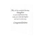 Daughter Confirmation Card