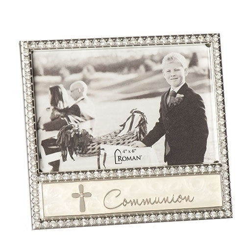 Jeweled First Communion Frame