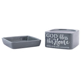 God Bless This Home 2-in-1 Candle & Wax Warmer
