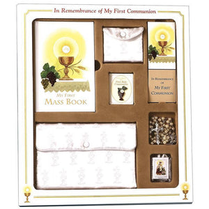 First Communion Deluxe Gift Set for Girls