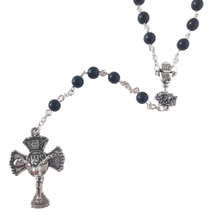Black First Communion Rosary