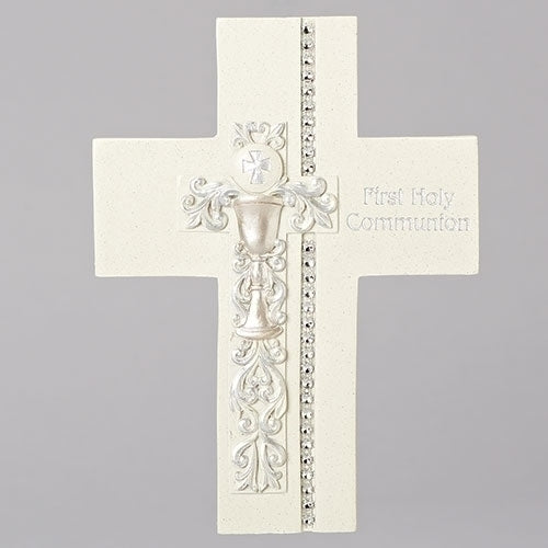 Silver Scroll & Chalice Cross