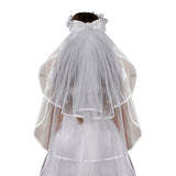 Floral Tiara First Communion Veil