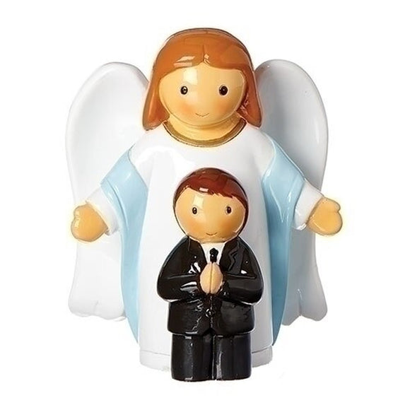 Angel with Communion Boy Statue