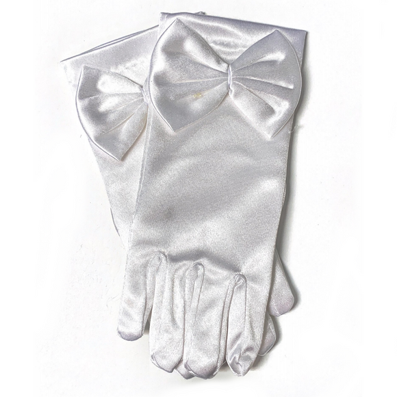 First Communion Bow Gloves