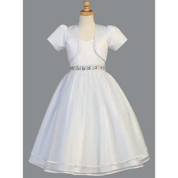 Tulle First Communion Dress with Bolero