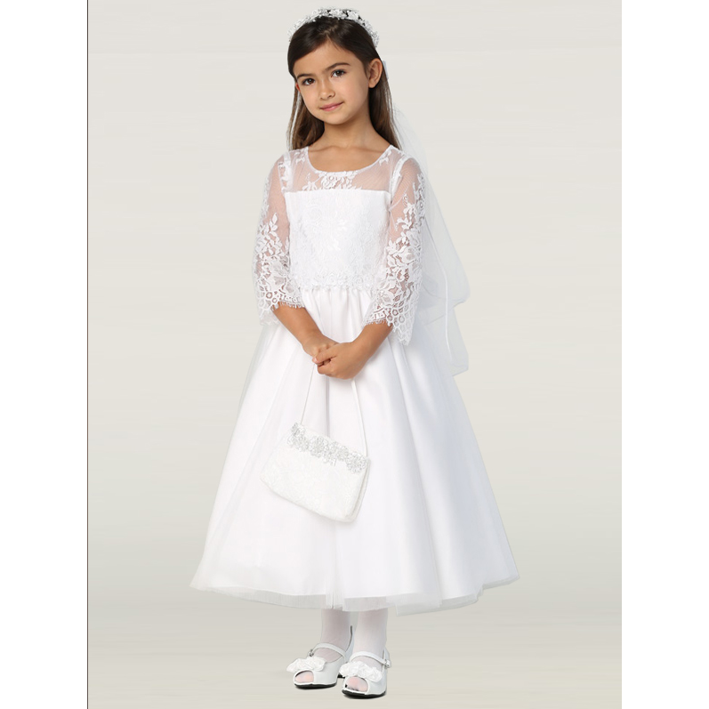 Lace First Communion Dress  The Catholic Gift Store