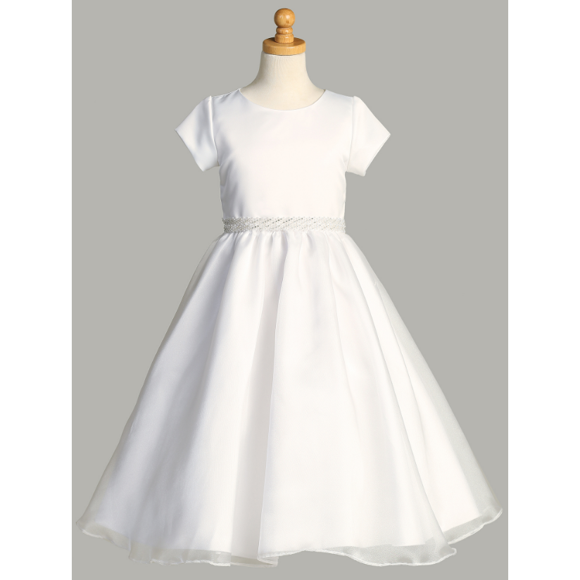 Satin & Organza First Communion Gown 8 Satin & Organza First Communion Gown 8