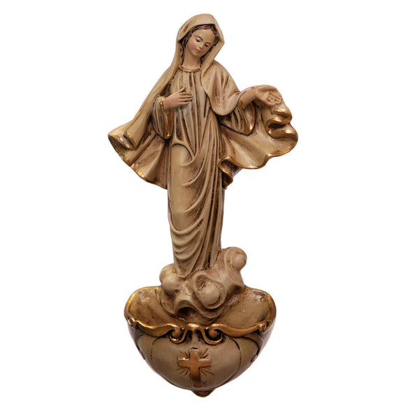Our Lady of Medjugorje Holy Water Font