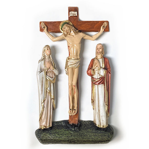 Crucifix with Mary and John