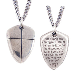 Small Shield of Faith Necklace