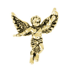 Guardian Angel Gold Lapel Pin