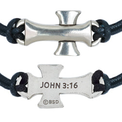 Pillar Cross Bracelet