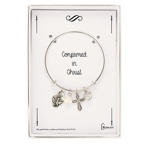 Confirmation Silver Charm Bracelet