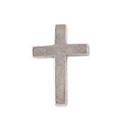 Plain Cross Lapel Pin