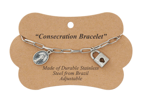 Miraculous Medal & Locket Consecration Bracelet