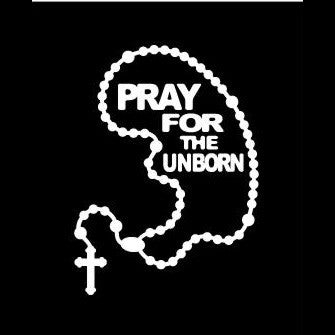 Baby Rosary Decal