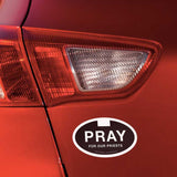 Pray for Our Priests Car Sticker