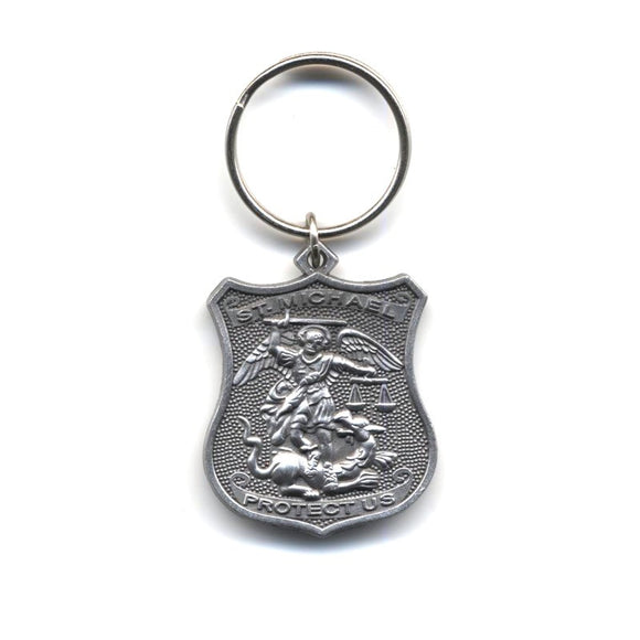St. Michael Police Keychain