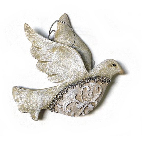 Lace Dove Ornament