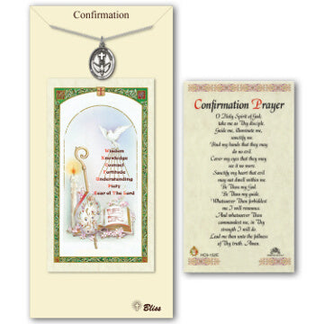 Holy Spirit Pewter Medal with Prayer Card