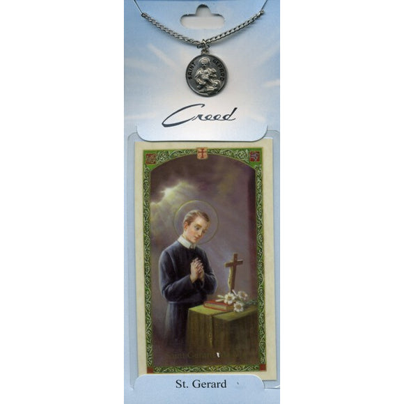 St. Gerard Medal with Prayer Card